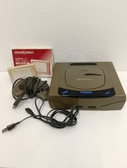 SEGA SATURN Console HST-3200 & Controller & Power Memory [Power-tested]
