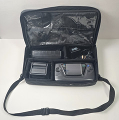 SEGA Game Gear Handheld System + Case, Charger, Battery Pack, Wide View – Tested