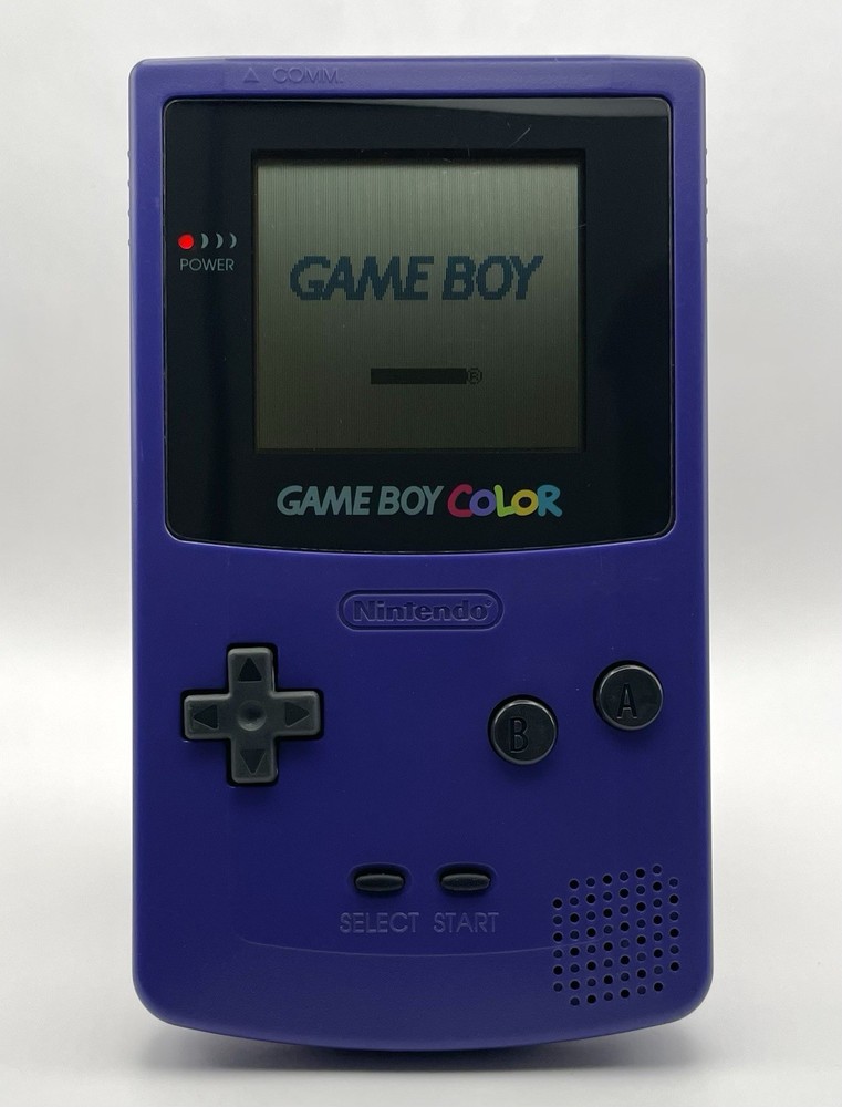Nintendo Game Boy Color Grape Purple CGB-001 GBC Tested Working Japan