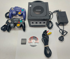 Nintendo Game Cube DOL-001(USA) w/ 2 Controllers,1 Game Card,Super Smash Bros CD