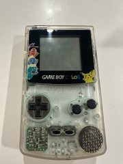 Nintendo Game Boy Color Console GBC CGB-001-Clear Skeleton Good Condition