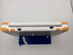 OEM USA Nintendo 2DS XL White & Orange Console System w/ Box, Charger & Inserts