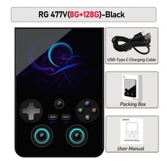 ANBERNIC RG477V Handheld Game Console 4.7-inch D8300 RG 477V Android14 5500mAh