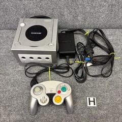 Nintendo GameCube DOL-101 Platinum System Console w/ Controller & Cords Tested