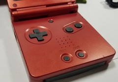 Nintendo GBA SP Gameboy AGS-001 Flame Red w/ Charger, Game, Case – Works Tested
