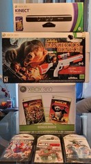 Xbox 360 Pro console 60 GB ,bundled : Kinect Camera,Cabela’s Dangerous Hunts