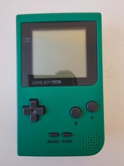 Nintendo GameBoy Game Boy Pocket Green + bases loaded game