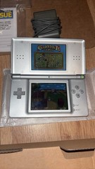 Nintendo DS Lite Launch Edition Silver Handheld System Open Box Mint Console CIB