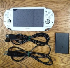 Excellent PlayStation Vita Wi-Fi Console Crystal White PCH-1000