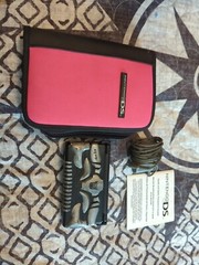 Nitendo DS Console With Decepticon Megatron Case And Charger Works Perfecty