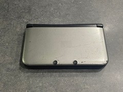Nintendo 3DS LL XL Silver Black Console SD Card Stylus Tested Working Japan
