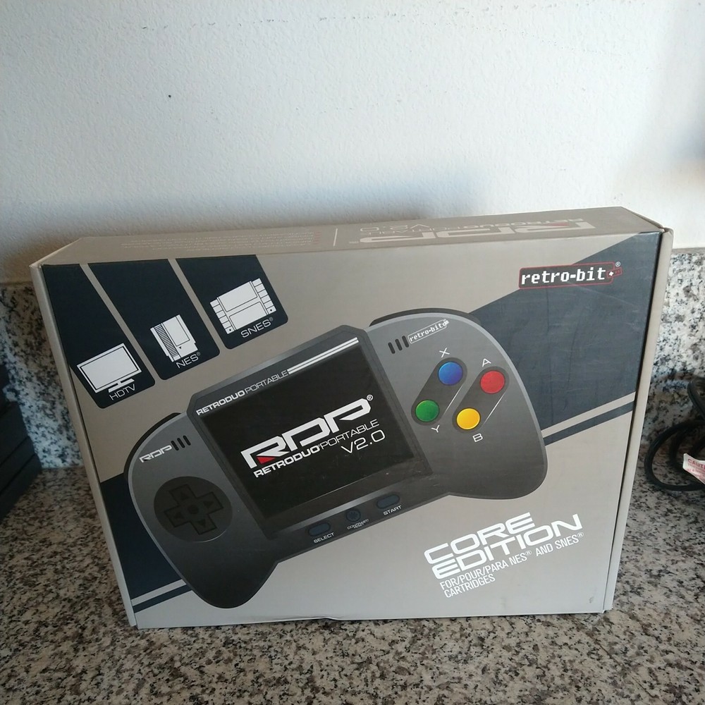 RetroDuo Portable V2.0 Handheld System Portable SNES w/ Adaptor