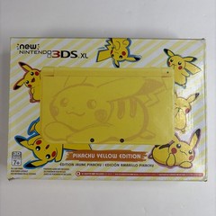 Nintendo New 3DS XL Pikachu Yellow Edition Console CIB Complete In Box Authentic