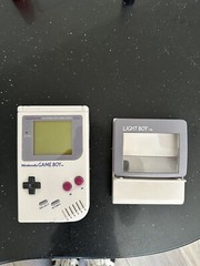 Nintendo Game Boy Launch Edition Handheld System – Gray And Light Boy Accessory