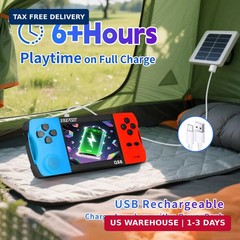 Handheld Game Console for Kids 3.5″ IPS Large Screen Rechargeable,Preloaded 216