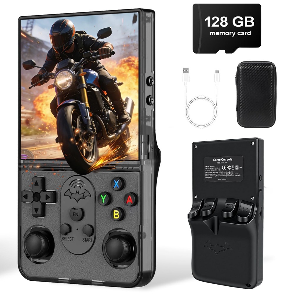 S600 Retro Handheld Game Console 4.0 Inch IPS Display, 128GB Memory, Over 18…
