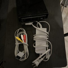 Nintendo Wii Black System Console (USA) TESTED & WORKING