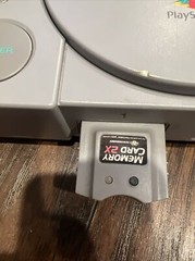 Sony PlayStation PS1 One Console Controller Memory Card SCPH-7001 Tested Working