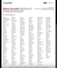 My Arcade Retro Machine X Mini Game Cabinet 300 Games DGUN-2593 Aristocrat Logo