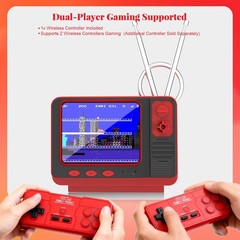 Retro Game Console – JALECO + 168 Classic Games, 2.4G Wireless 2-Player, 3.0 Inc