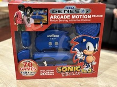 RARE FIND~Sega Genesis-Arcade Motion Deluxe-Console-SONIC THE HODGEHOG 1 & 2