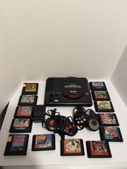 Original Sega Genesis 1601 16-Bit Console Bundle 2 Controllers 13 Games -Works