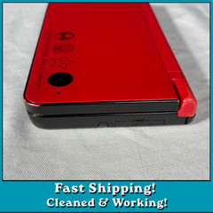 Nintendo DSi XL 25th Anniversary Super Mario Red Handheld UTL-001 Tested W Game!
