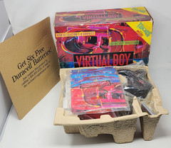Nintendo Virtual Boy Console Red/Black CIB Complete – TESTED – MATCHING SERIAL