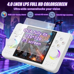 4.0-Inch Retro Game Console – 64GB Storage & WiFi Multiplayer Functionality