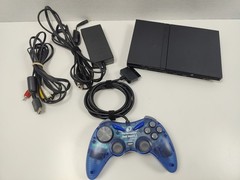 Sony PlayStation 2 Slim SCPH-77001 w/ Controller & Cords TESTED WORKS