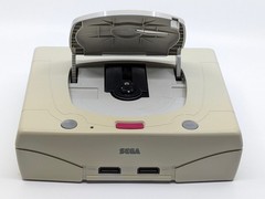 Sega Saturn White HST-3220 NTSC-J Tested w Controller + Touge King the Spirits 2