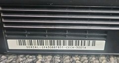 Sony PlayStation 3 (PS3) CECH-3001A Slim Console – FOR PARTS/NOT WORKING