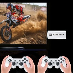 M2 Plus Retro Game Stick 4K HDMI with 2.4G Wireless Controllers