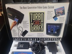 NEC TurboGrafx-16 Console Box Keith Courage Alien Crush MISSING POWER ADAPTER