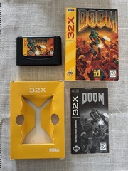 SEGA Genesis Model 2 Console Bundle with 32X Add-On, Doom & Controllers- Tested