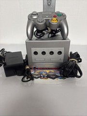 Nintendo GameCube 2001 DOL-001 Console with Cords Tested Silver