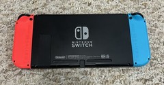 Nintendo Switch with Neon Blue and Neon Red Joy Con Complete CUSTOM LISTING