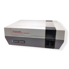 Nintendo NES Console with RGB Mod, Blue LED, Multiout Port, RGB and S-Video