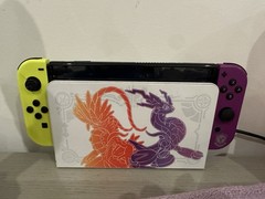 Nintendo Switch OLED Pokémon Scarlet & Violet Edition w/ Yellow & Purple Joy-Con
