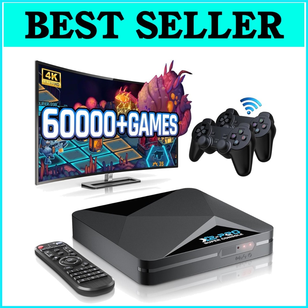 Powerful All-in-One Retro Console: 65,000+ Games & 60+ Emulator Compatibility`
