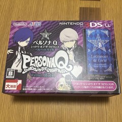 Near mint 3DSXL Persona Q Edition Velvet Edition with BOX Handheld unused
