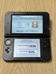 Nintendo 3DS LL Red Black Console Only Tested Working Japanese Version