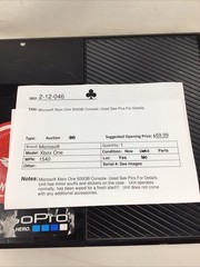 Microsoft Xbox One 500GB Console- Used See Pics For Details.