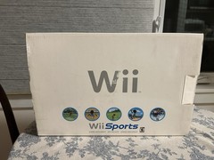 Nintendo Wii With Wii Sports + Extra Wiimote & Nunchuck In Original Retail Box