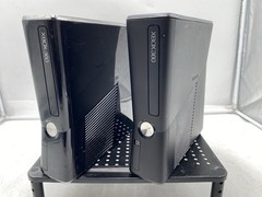 Lot of 2 Microsoft Xbox 360 S 250 GB Console Matte / Glossy | No AC Adapters