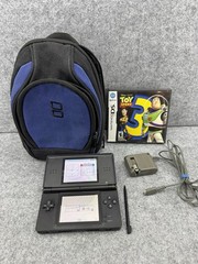 Nintendo DS Lite USG-001 Cobalt Blue/Black Handheld Console w/AC Adapter Bundle