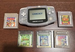 Nintendo Game Boy Advance With 5 Games