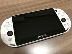 Sony PS Vita Slim Glacier White 2000 Handheld System console only From Japan