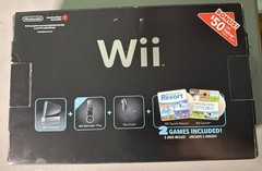 Nintendo Wii Black Bonus Wii Sports / Resort Console Bundle BOX ONLY NO SYSTEM
