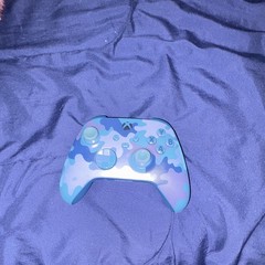 Xbox one s and camo blue controller also includes cord and hdmi runs really well